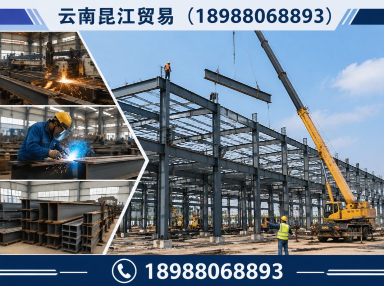 富民县钢材加工批发展示图